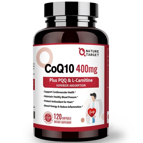 Nature Target 유비퀴논 COQ10 PQQ 400mg 120캡슐
